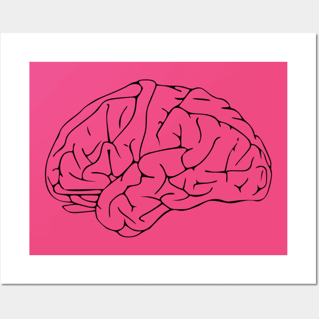 Brain Wall Art by Yaman